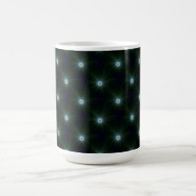 Green on Blue Color Explosion Mug