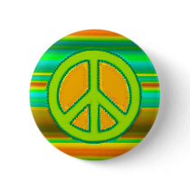 Green Orange Fractal & Peace Sign buttons
