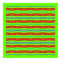 green orange fractal posters by DonnaGraysonAbstract green orange fractal posters