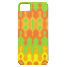 Green Orange Yellow Tropical Abstract iPhone 5 Case
