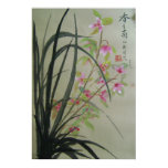 flowers, florals, watercolors, asian
