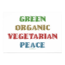 Green Org Veg Peac posters by GreenNeighborVeggie Green Org Veg Peac posters