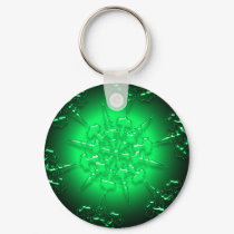 Green Ornament keychains