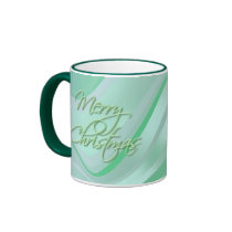 GREEN ORNAMENTS by SHARON SHARPE mugs