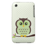 Green Owl Case for iPhone 3 iPhone 3 Cases