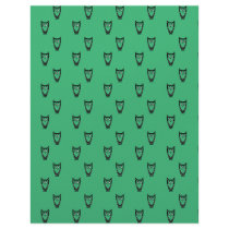 Green owl pattern custom letterhead
