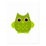 Green Owl Postcards