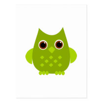 Green Owl postcards