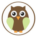 Green Owl stickers