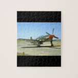 Green P51 Mustang Taxiing_WWII Planes Jigsaw Puzzle