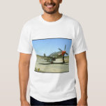 Green P51 Mustang Taxiing_WWII Planes T-shirt