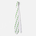 green P monogram ties