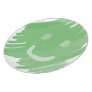 green paint smiley face Plate
