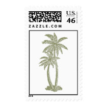 Green Palm Tree postage by adriennecoerper Green Palm Tree postage