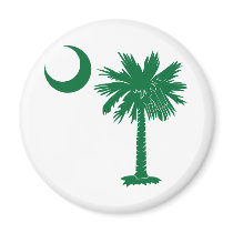 Green Palmetto magnets