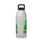 Green Parrot Water Bottle