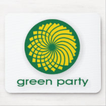 GREEN PARTY mousepads