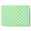 Green Patchwork Pattern Envelopes