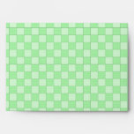 Green Patchwork Pattern Envelopes
