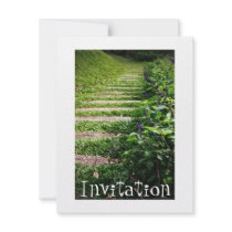 Green Path invitations by fotoplus Green Path invitations