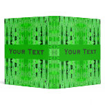 green pattern binders