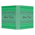 green pattern binders