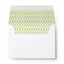 Green Pattern Custom Envelope envelope