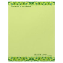 green pattern letterhead by DonnaGraysonAbstract green pattern letterhead