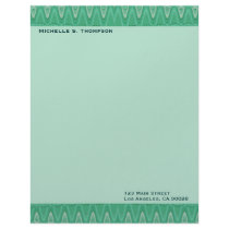 green pattern letterhead by DonnaGraysonAbstract green pattern letterhead