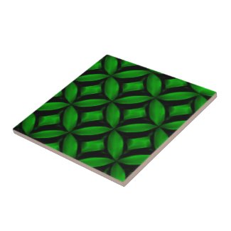 Green Pattern Tile