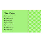 Green Patterned. Business Cards