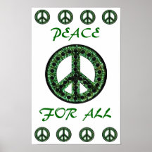 green peace for all poster