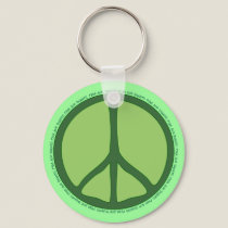 Green Peace Keychain by templegreen Green Peace Keychain