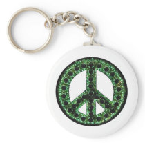 green peace keychain