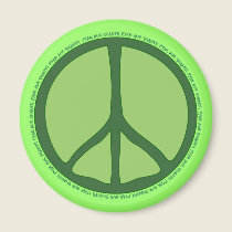 Green Peace Magnet magnets