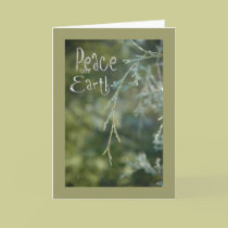 Green Peace on Earth Christmas Card by littlewingdesign Green Peace on Earth Christmas Card