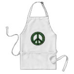 Green Peace Sign Apron