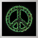 green peace sign poster posters