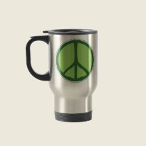 Green Peace Travel Mug by templegreen Green Peace Travel Mug