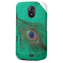 Green Peacock Feather Samsung Galaxy Nexus Barely Samsung Galaxy Nexus Cases