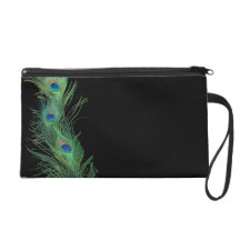 Green Peacock with with Black Wristlet