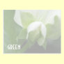 GREEN peas Pea Blossom custom template postcard