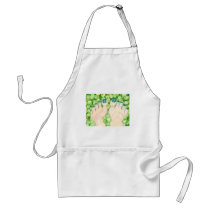 Green Pedicure Apron