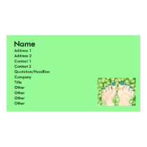 Green Pedicure Business Cards business cards