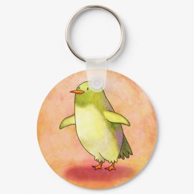Green Penguin Keychain by ATELIER302