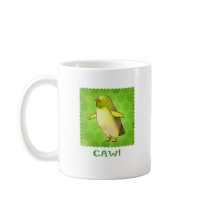Green Penguin Mug(left handle)