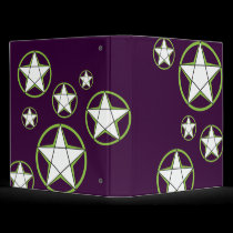 Green Pentacle Binder binders
