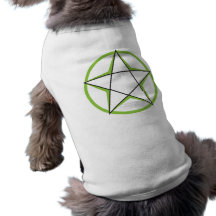 Green Pentacle Pet Apparel Doggie Tee