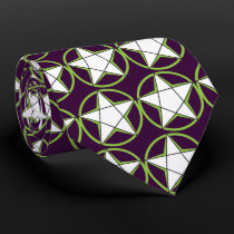Green Pentacle Tie ties