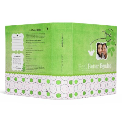 Green Photo Feel Better Binder by KrispysKingdom